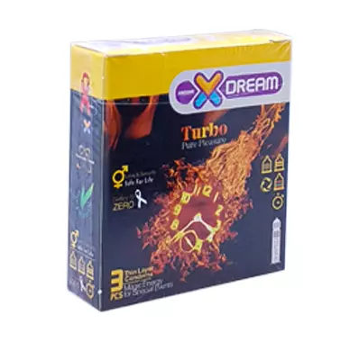 کاندوم Turbo Pure Pleasure بسته 3 عددی ایکسدریم